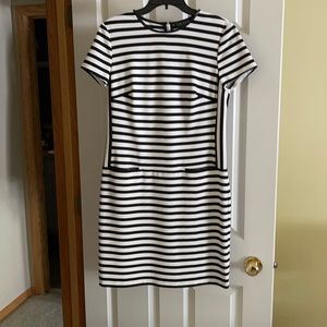 Lauren Ralph Lauren black/white striped dress